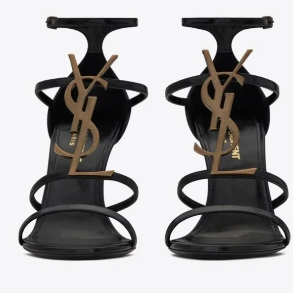 Saint Laurent  Cassandra Logo  Sandals size 42 - Picture 2 of 6